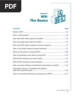 HIV: The Basics (Inglés)