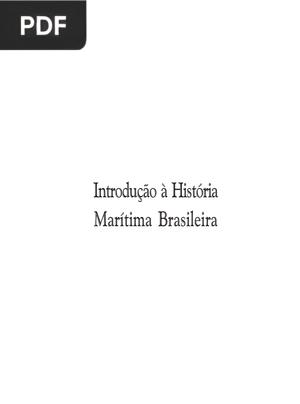 Introdução à História Marítima Brasileira (Portugués)