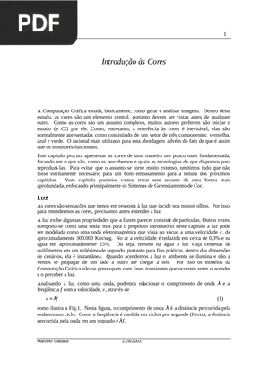 Introdução às Cores (Portugués)