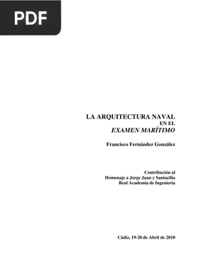 La arquitectura naval en el examen marítimo