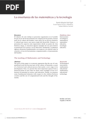 La enseñanza de las matemáticas y la tecnología