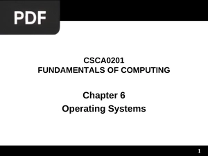 Operating Systems (Inglés) (Presentación)