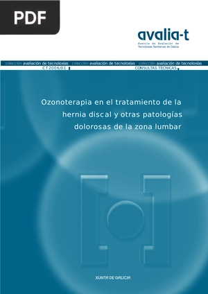 Ozonoterapia en el tratamiento de la hernia discal y otras patologías dolorosas de la zona lumbar