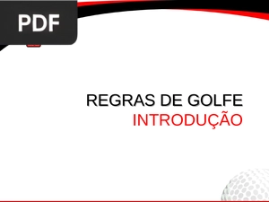 Regras de Golfe. Introdução (Portugués) (Presentación)