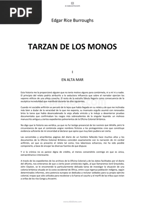 Tarzán de los monos