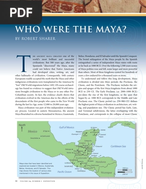 Who Were the Maya? (Inglés) (Artículo)