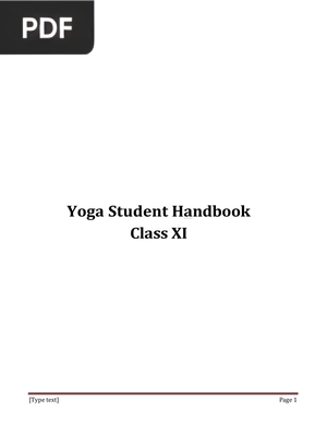 Yoga Student Handbook (Inglés)