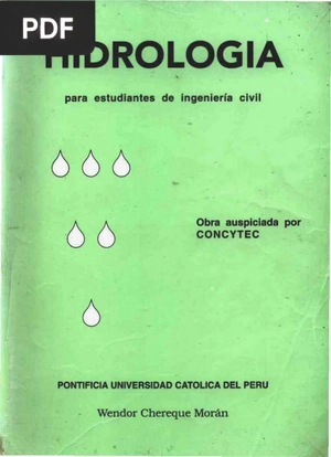 Hidrologia. Para estudiantes de Ingenieria Civil