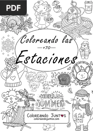 Libro de Estaciones para Colorear