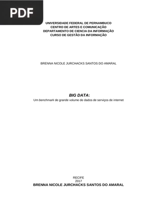 Big Data: Um benchmark de grande volume de dados de serviços de internet (Portugués)