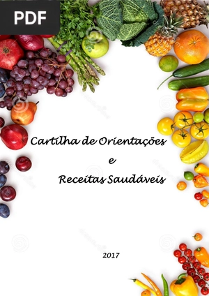 Cartilha de Orientações e Receitas Saudáveis (Portugués)