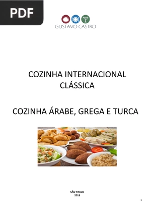 Cozinha internacional clássica (Portugués)