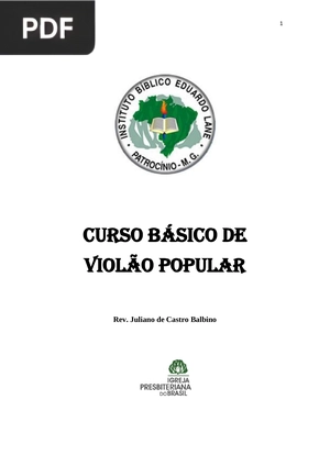 Curso básico de violão popular (Portugués)