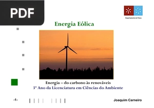 Energia Eólica (Portugués) (Presentación)