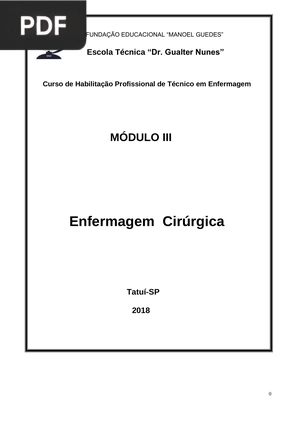 Enfermagem Cirúrgica (Portugués)