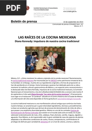 Las raíces de la cocina mexicana (Artículo)