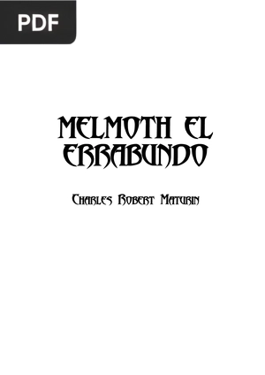 Melmoth el errabundo