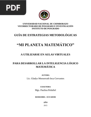 Mi planeta matemático