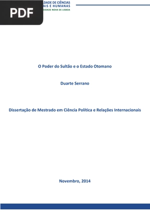 O Poder do Sultão e o Estado Otomano (Portugués)