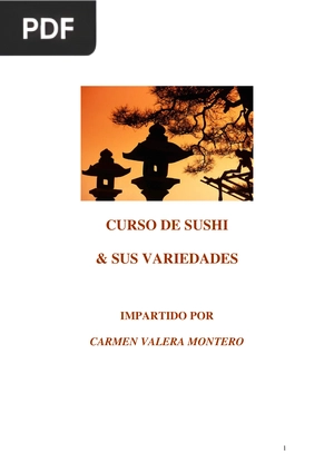 Curso de sushi & sus variedades