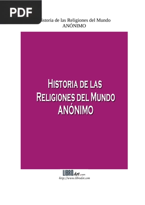 Historia de las Religiones del Mundo