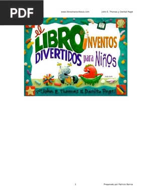 Libro de inventos divertidos para niños