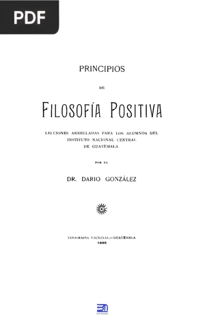 Principios de Filosofía Positiva