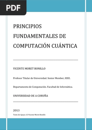 Principios fundamentales de computación cuántica