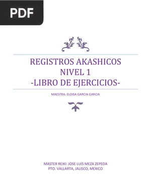 Registros Akáshicos (Nivel 1), Libro de Ejercicios.