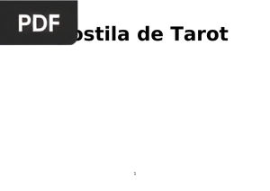 Apostila de Tarot