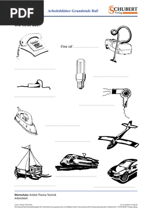 Arbeitsblatter grundstufe. Vocabulario 3