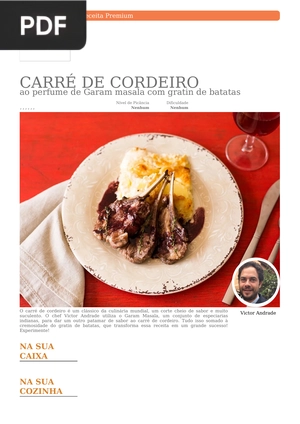 Carré de cordeiro (Portugués)