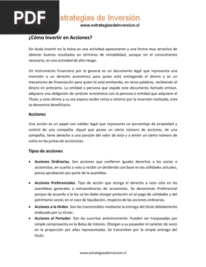 ¿Cómo Invertir en Acciones?