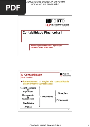 Contabilidade Financeira I (Portugués)