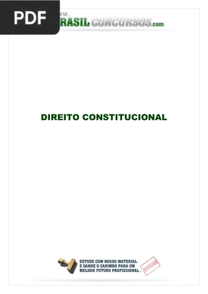 Direito Constitucional (Portugués)