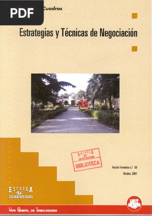 Estrategias y Técnicas de Negociación