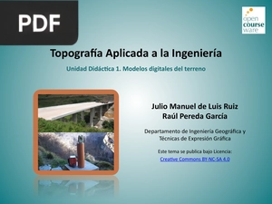 Topografía aplicada a la ingeniería (Presentación)