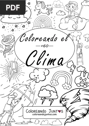 Libro de Clima para Colorear