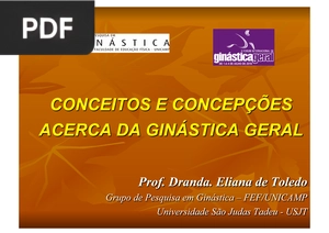 Conceitos e concepções acerca na ginástica geral (Portugués) (Presentación)