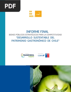 Desarrollo Sustentable del Patrimonio Gastronómico de Chile