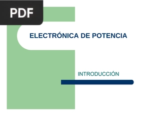 Electrónica de Potencia