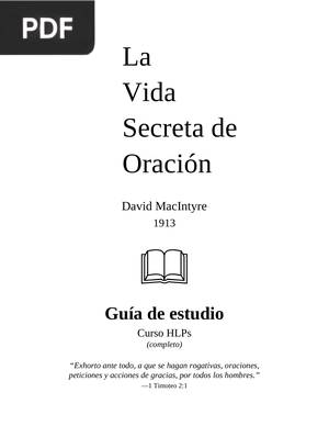 La Vida Secreta de Oración