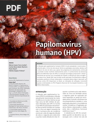 Papilomavírus humano (HPV) (Portugués) (Artículo)