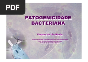 Patogenicidade bacteriana (Portugués) (Presentación)