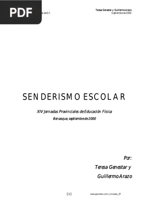 Senderismo Escolar