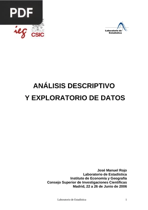 Análisis descriptivo y exploratorio de datos