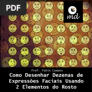 Como desenhar dezenas de expressões faciais usando apenas 2 elementos