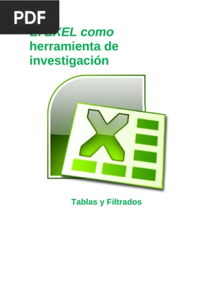 El excel como herramienta de investigación