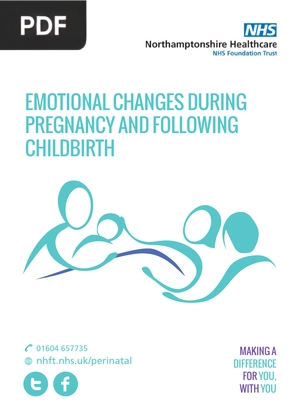 Emotional changes during pregnancy and following chilbirth