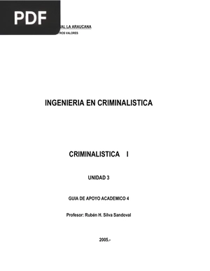 Hematoloía forense (Artículo)